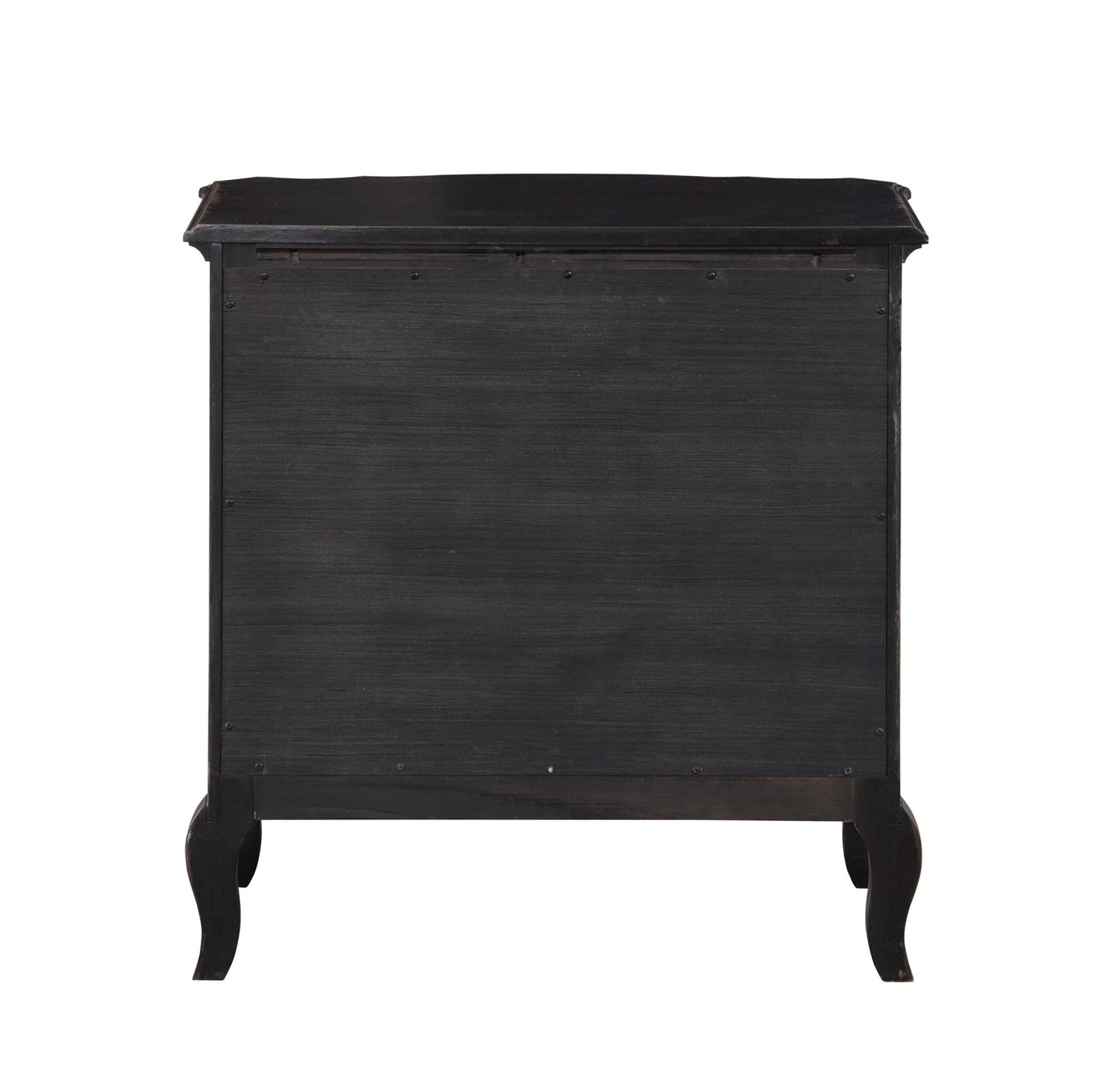 Chelmsford Antique Black Finish Nightstand - 1st Choice Furniture Direct