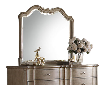Chelmsford Antique Taupe Finish Mirror - 1st Choice Furniture Direct