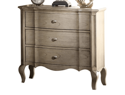Chelmsford Antique Taupe Finish Nightstand - 1st Choice Furniture Direct