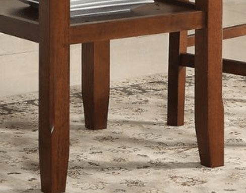 Cherry Round Counter Height Dining Table with Drop Leaves - 1st Choice Furniture Direct