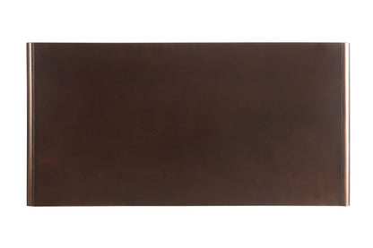 Christa White & Espresso Finish Sofa Table - 1st Choice Furniture Direct