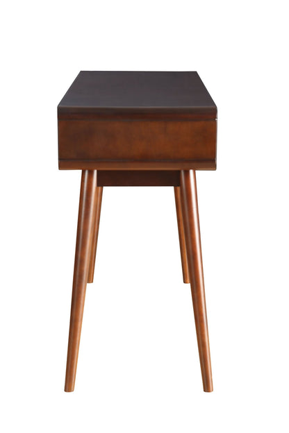 Christa White & Espresso Finish Sofa Table - 1st Choice Furniture Direct