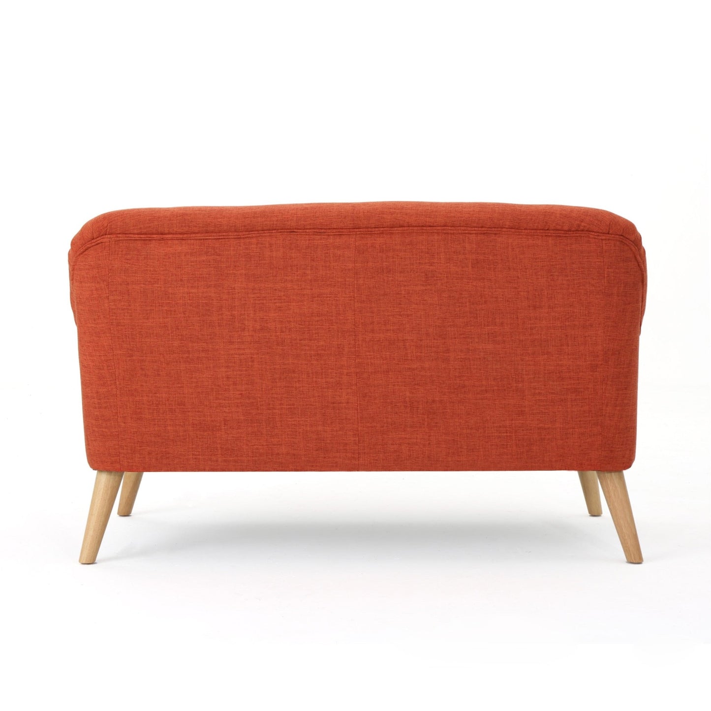 Classic Loveseat with Rolled Armrests and Button - Tufting - 1st Choice Furniture Direct