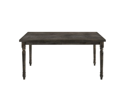 Claudia II Weathered Gray Finish 7 PCs Dining Room Set - 1st Choice Furniture Direct