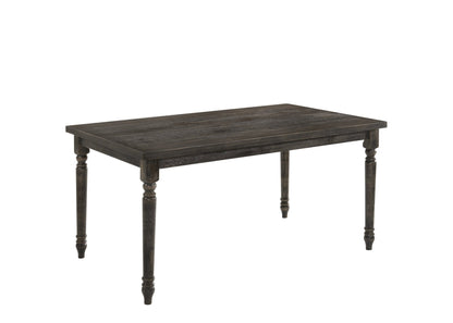 Claudia II Weathered Gray Finish 7 PCs Dining Room Set - 1st Choice Furniture Direct