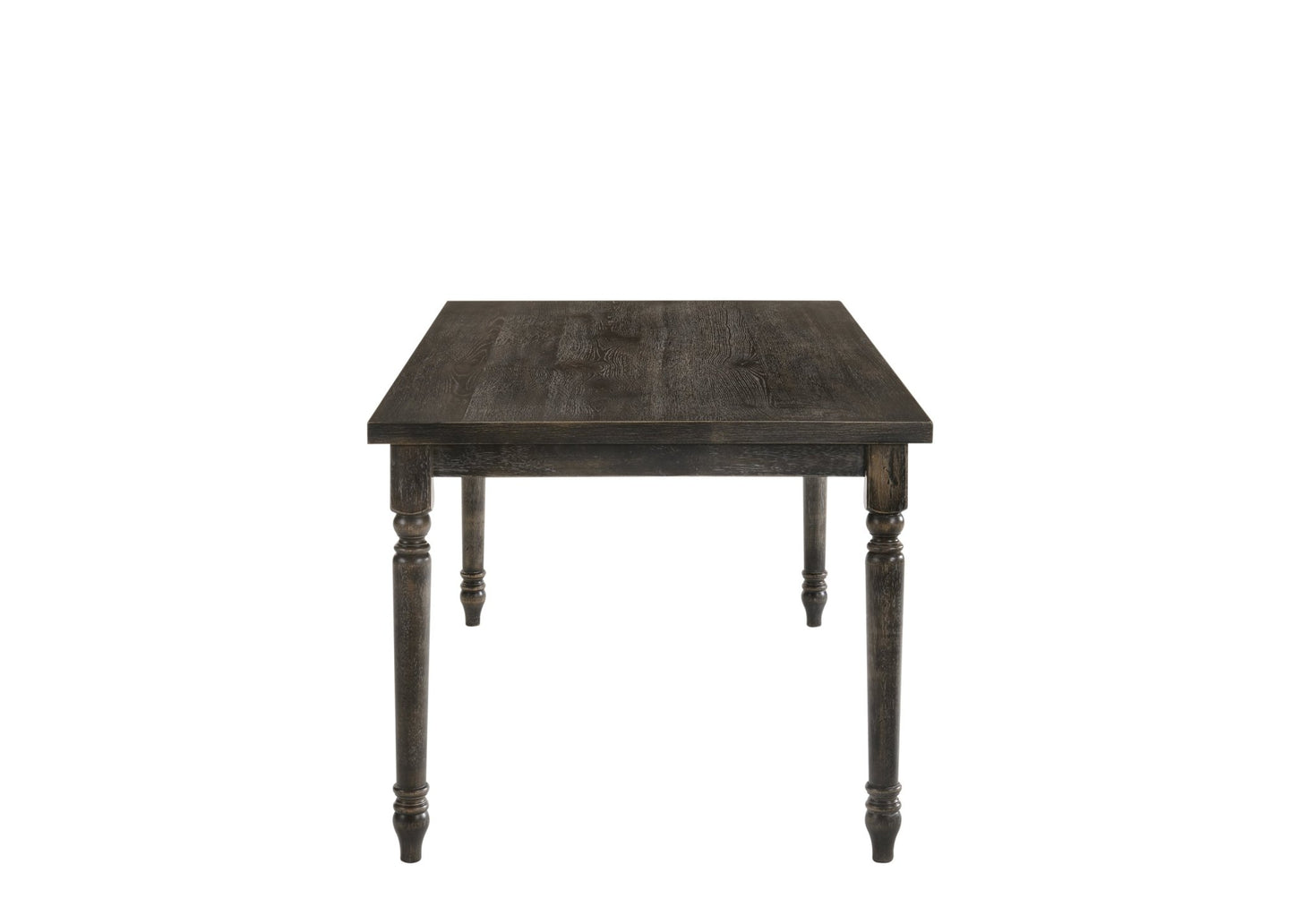 Claudia II Weathered Gray Finish Dining Table - 1st Choice Furniture Direct