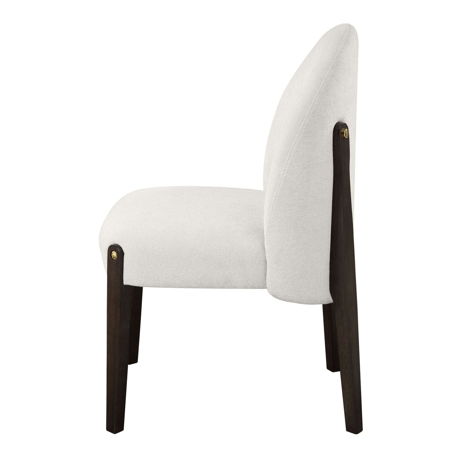 Clayten Beige Fabric Side Chair (Set of 2) - 1st Choice Furniture Direct