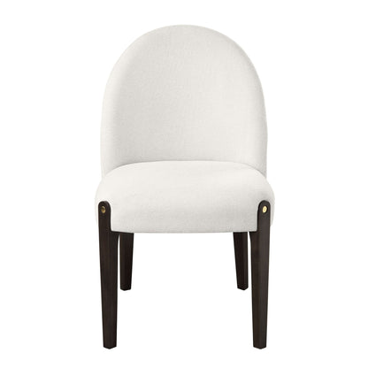 Clayten Beige Fabric Side Chair (Set of 2) - 1st Choice Furniture Direct