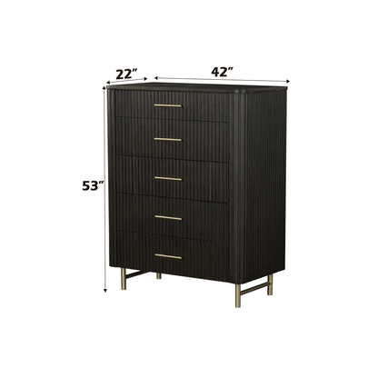 Clayten Espreeso Finish Chest - 1st Choice Furniture Direct