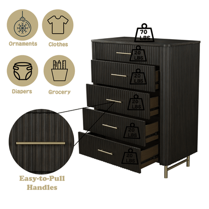 Clayten Espreeso Finish Chest - 1st Choice Furniture Direct