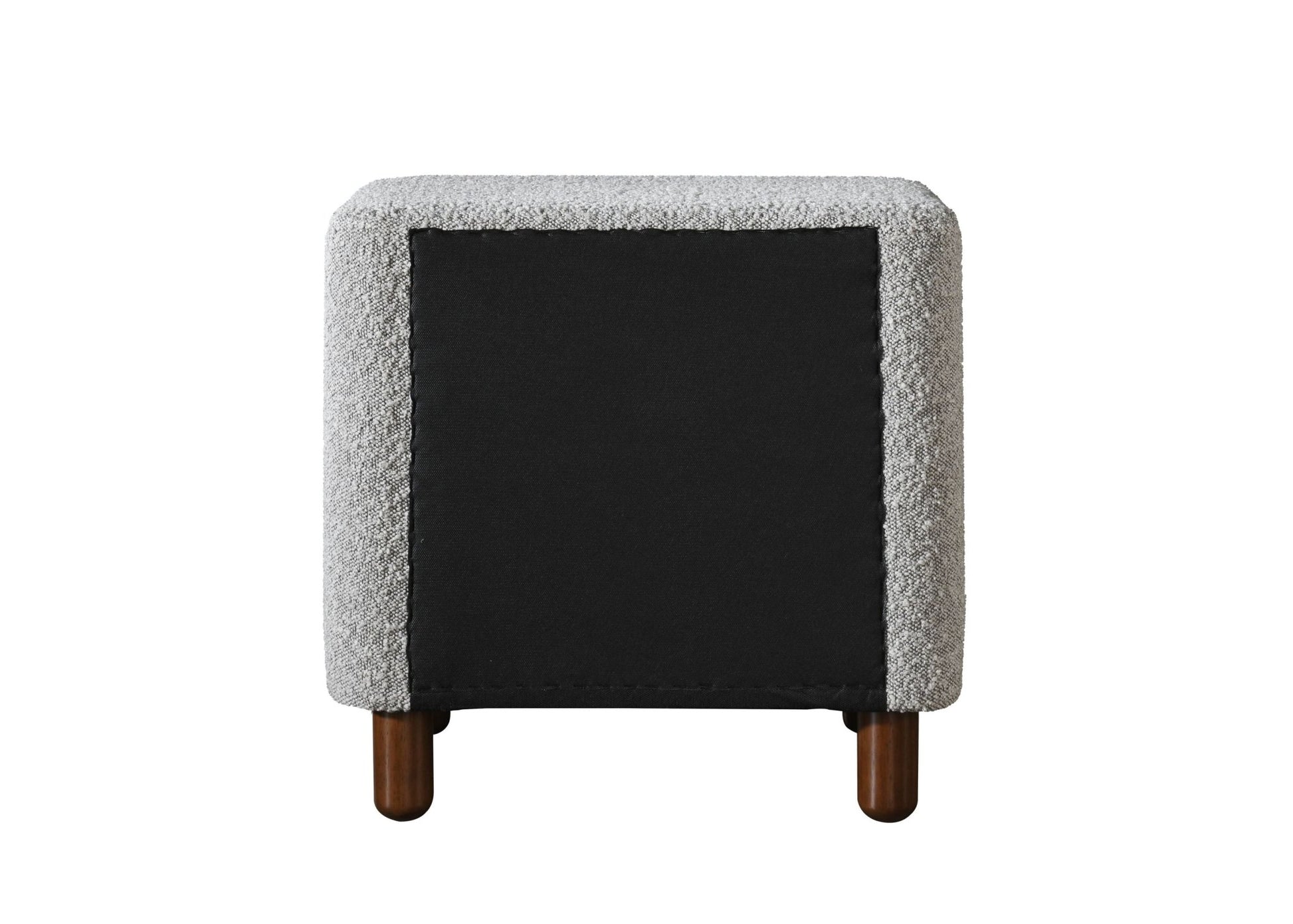 Cleo Gray Boucle Nightstand - 1st Choice Furniture Direct