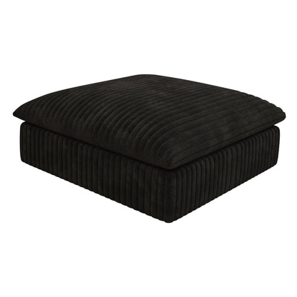 Cloud Sofa,Corduroy Fabric,Deep Seat Couches,Double - layer design,Removable Cushion,No Assembly, DIY Combination for Living room, Bedroom,Conference room ,Apartment,Black - 1st Choice Furniture Direct
