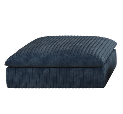 Cloud Sofa,Corduroy Fabric,Deep Seat Couches,Double - layer design,Removable Cushion,No Assembly, DIY Combination for Living room, Bedroom,Conference room ,Apartment,Blue - 1st Choice Furniture Direct