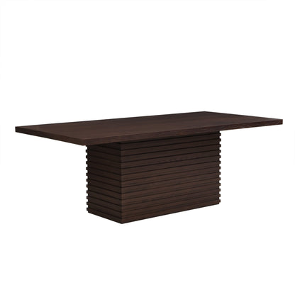 Coad Rectangular 84 - inch Dining Table (Espresso) - 1st Choice Furniture Direct