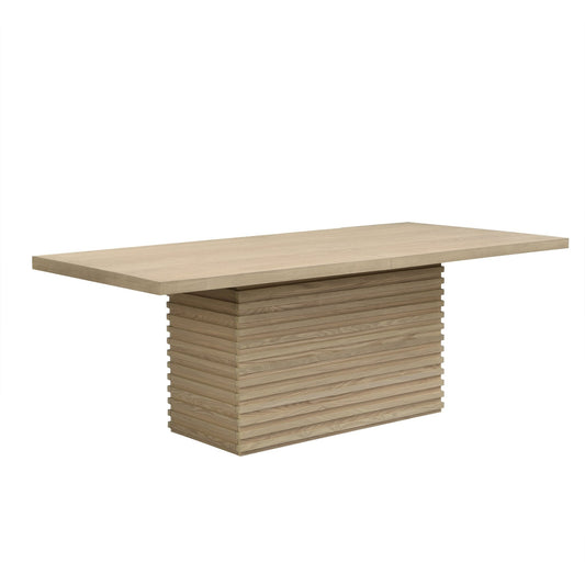 Coad Rectangular 84 - inch Dining Table (Light Natural) - 1st Choice Furniture Direct