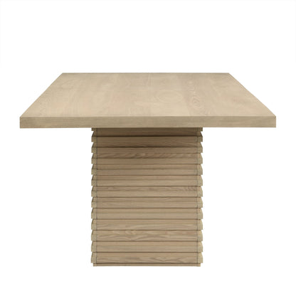 Coad Rectangular 84 - inch Dining Table (Light Natural) - 1st Choice Furniture Direct