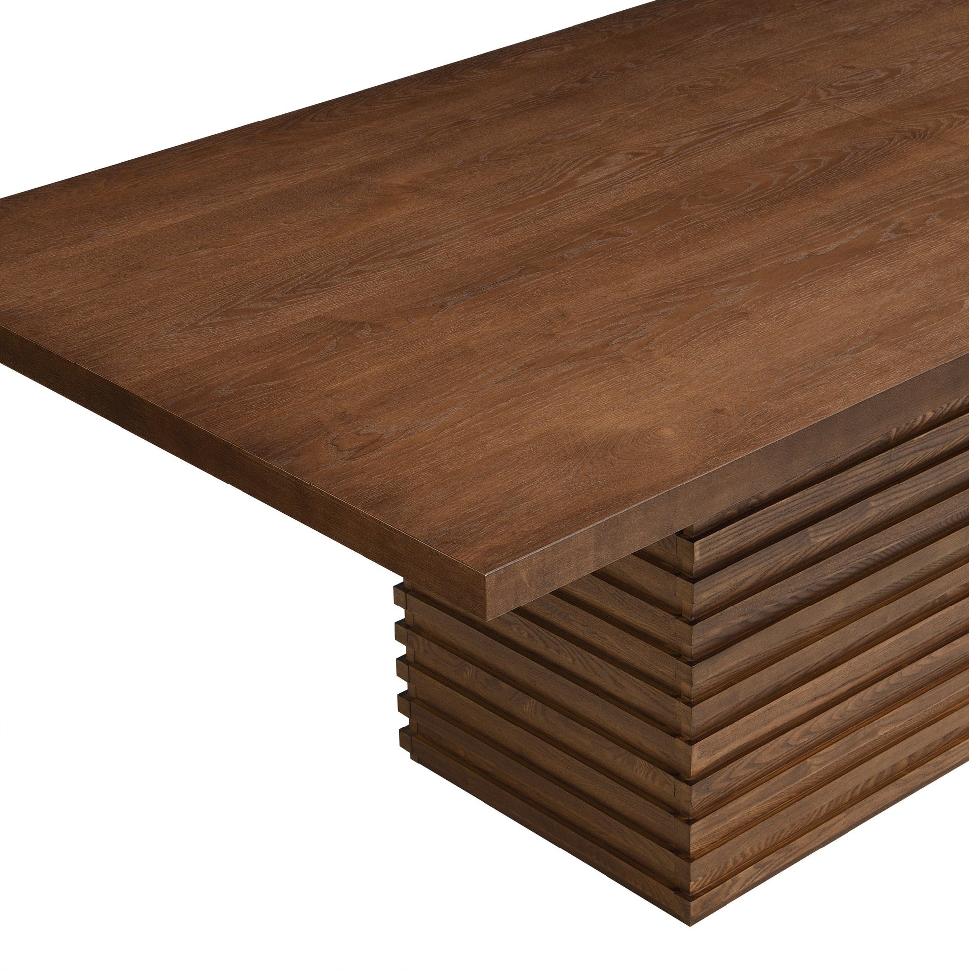 Coad Rectangular 84 - inch Dining Table (Walnut) - 1st Choice Furniture Direct