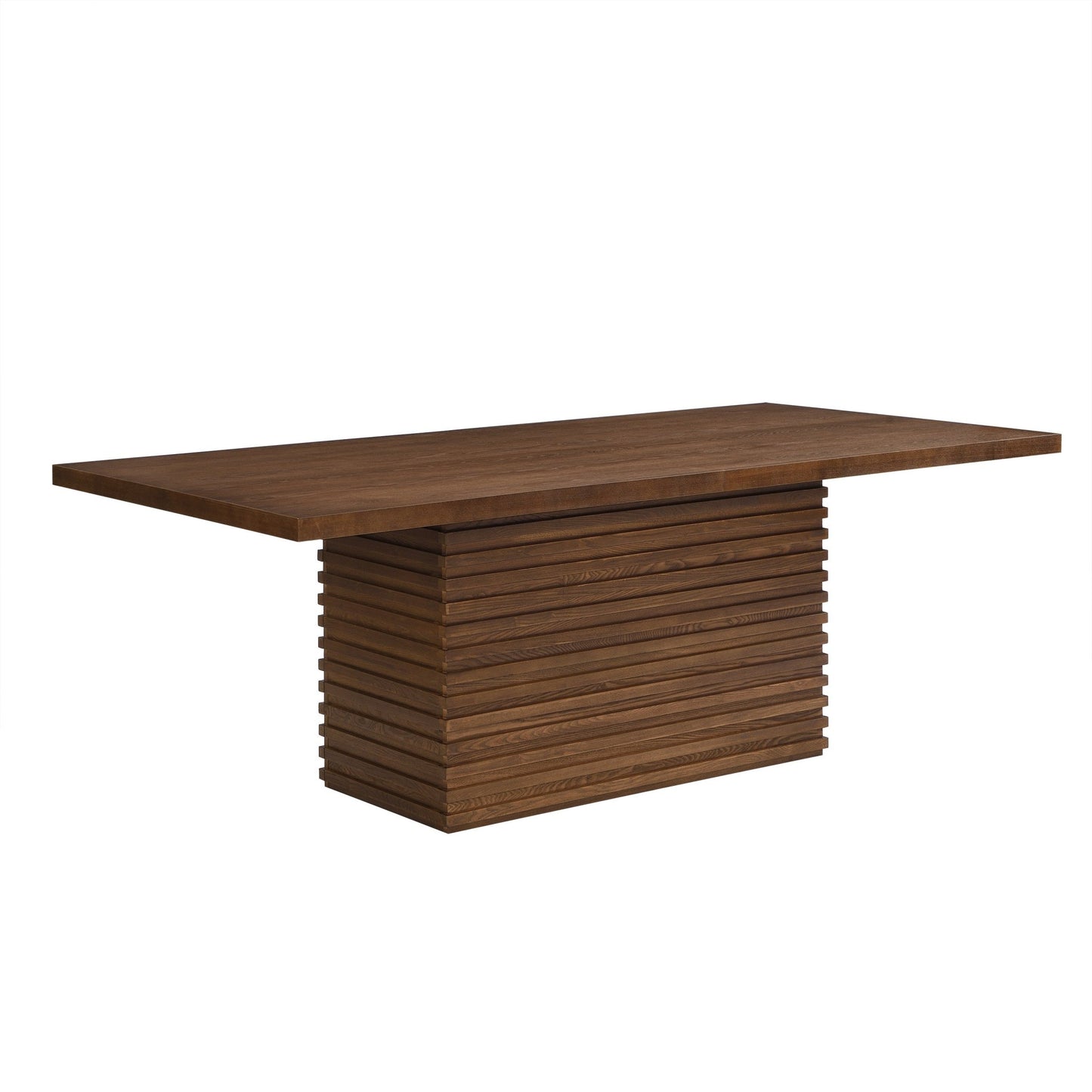 Coad Rectangular 84 - inch Dining Table (Walnut) - 1st Choice Furniture Direct