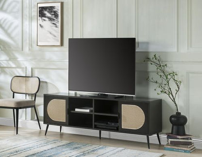 Colson Black Finish TV Stand - 1st Choice Furniture Direct