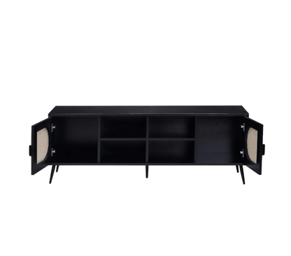Colson Black Finish TV Stand - 1st Choice Furniture Direct