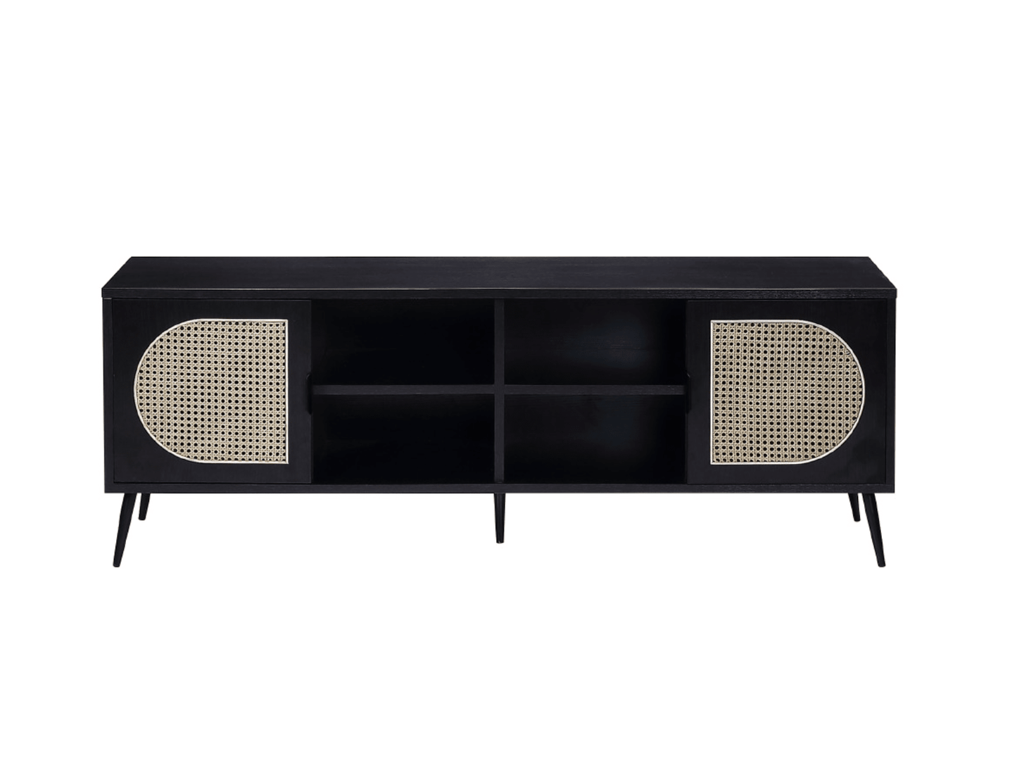 Colson Black Finish TV Stand - 1st Choice Furniture Direct