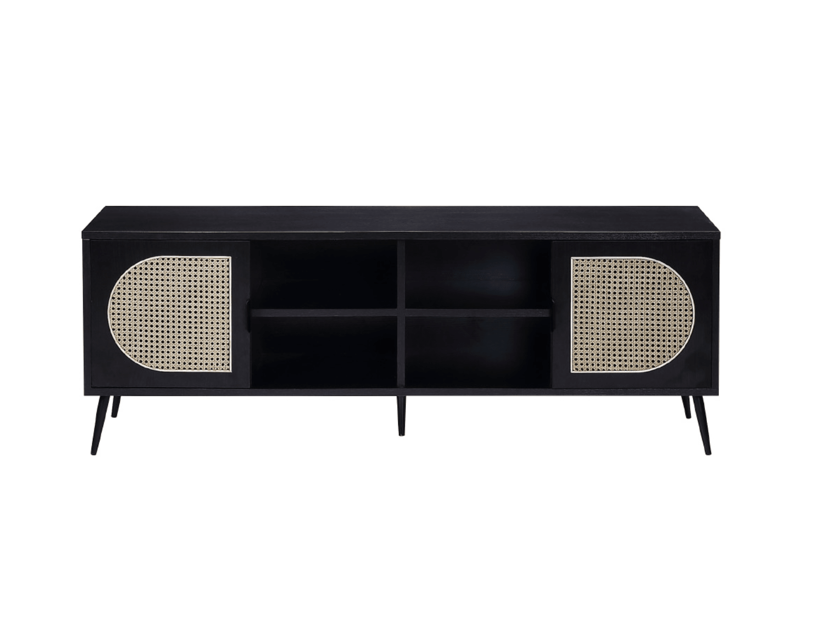 Colson Black Finish TV Stand - 1st Choice Furniture Direct