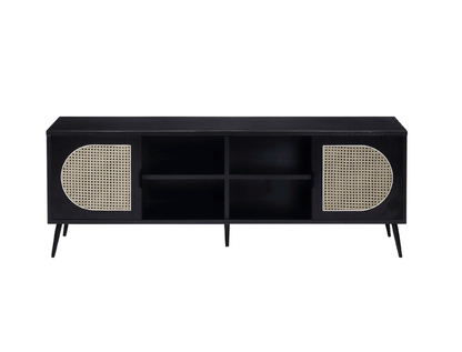 Colson Black Finish TV Stand - 1st Choice Furniture Direct