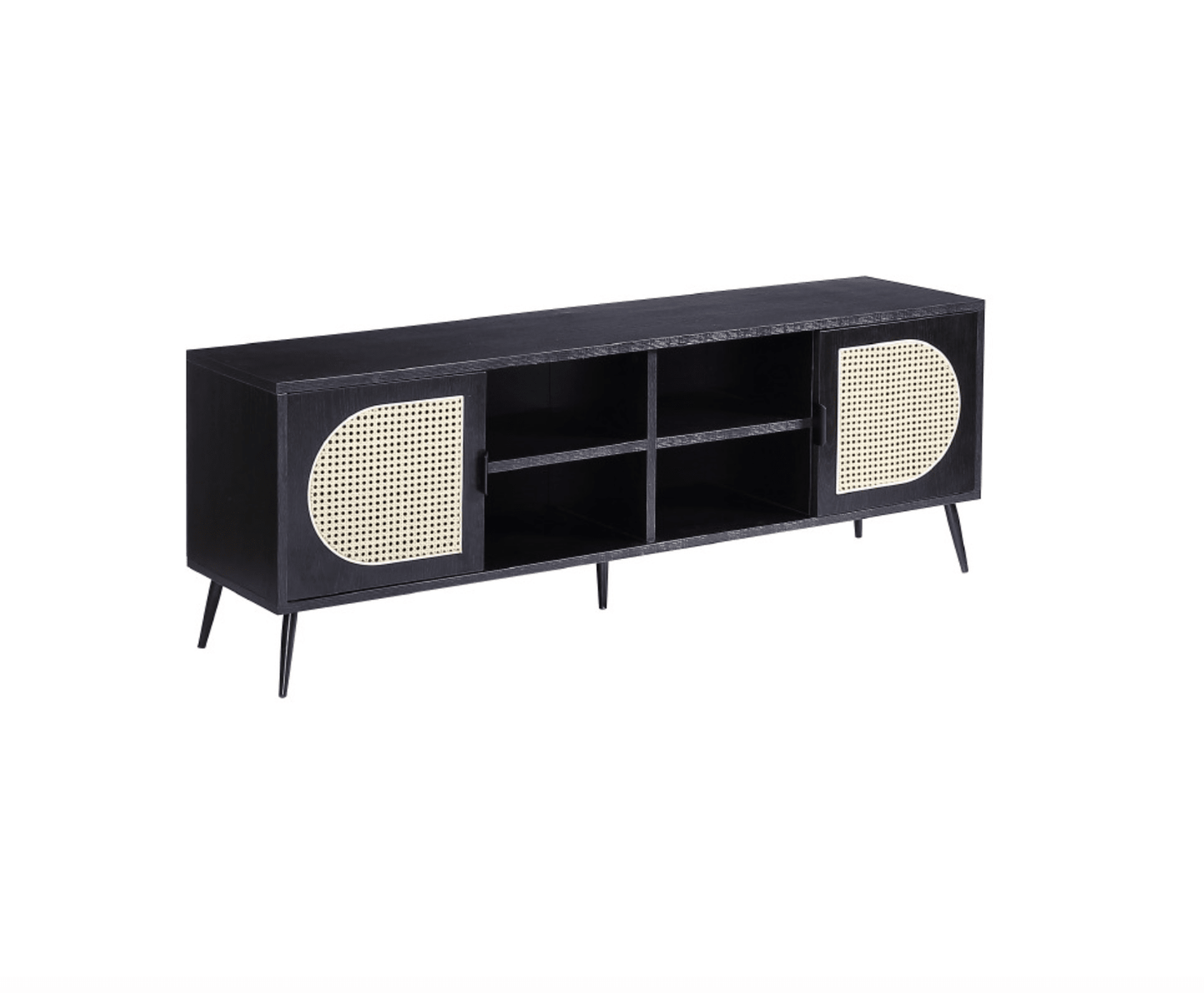 Colson Black Finish TV Stand - 1st Choice Furniture Direct