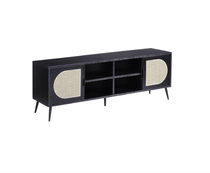 Colson Black Finish TV Stand - 1st Choice Furniture Direct