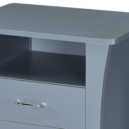 Colt Gray Finish Accent Table - 1st Choice Furniture Direct