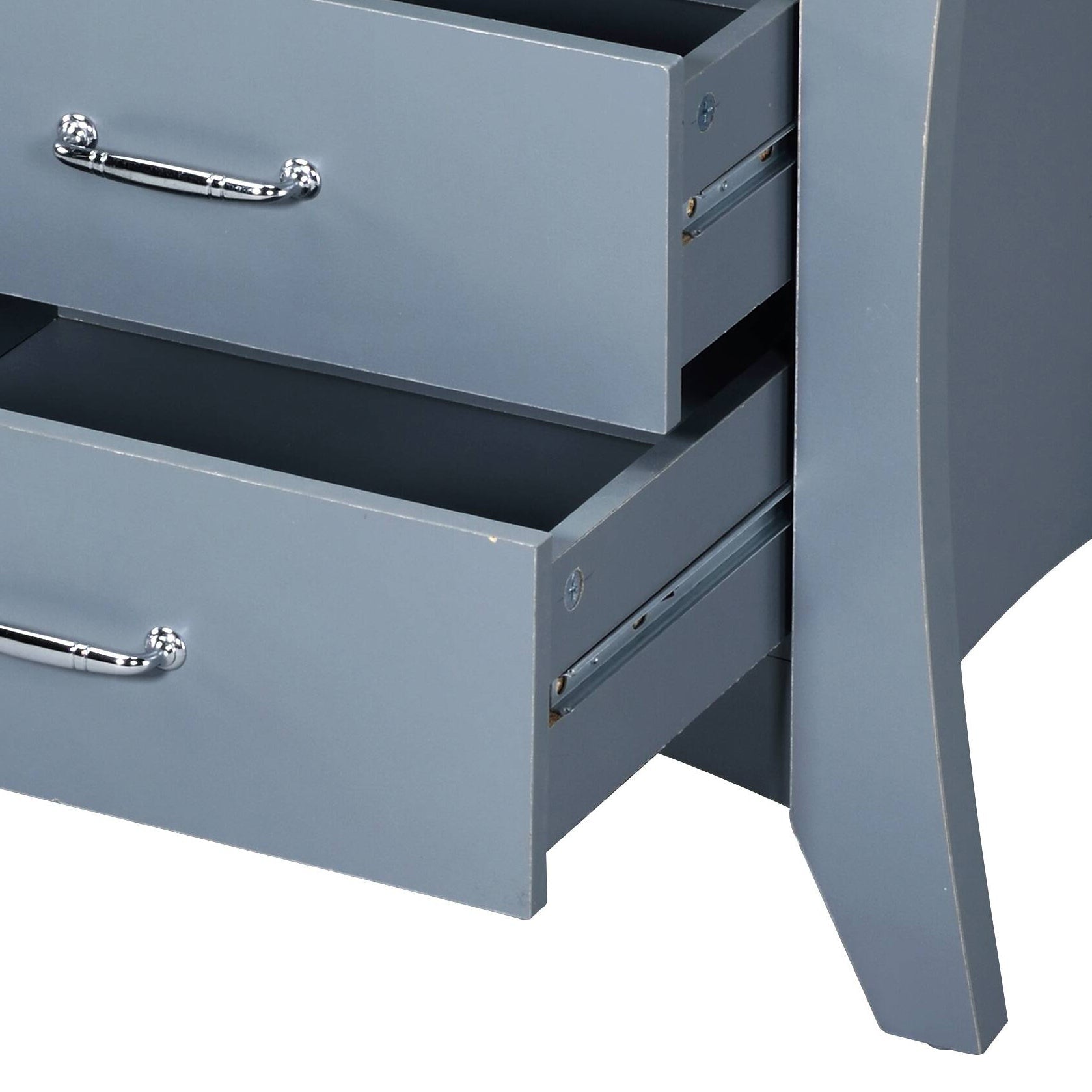 Colt Gray Finish Accent Table - 1st Choice Furniture Direct