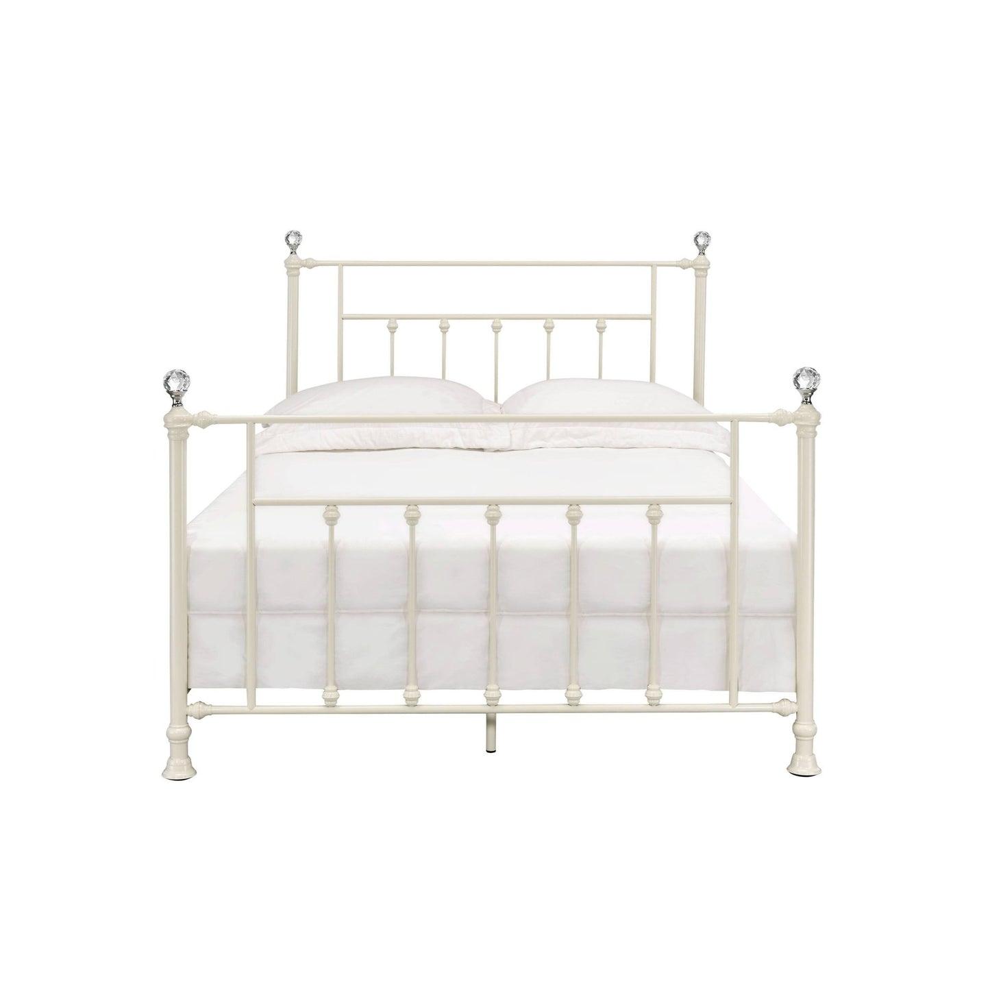 Comet White Finish Full Bed - 1st Choice Furniture Direct