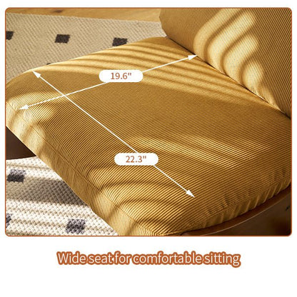 Comfortable Glider Rocking Chair, High - Quality Upholstery Glider Chair, Solid Wood Frame, Perfect for Multiple Settings Accent Reading Chair for Bedroom,Living Room,Nursery - 1st Choice Furniture Direct