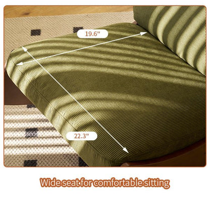 Comfortable Glider Rocking Chair, High - Quality Upholstery Glider Chair, Solid Wood Frame, Perfect for Multiple Settings Accent Reading Chair for Bedroom,Living Room,Nursery - 1st Choice Furniture Direct