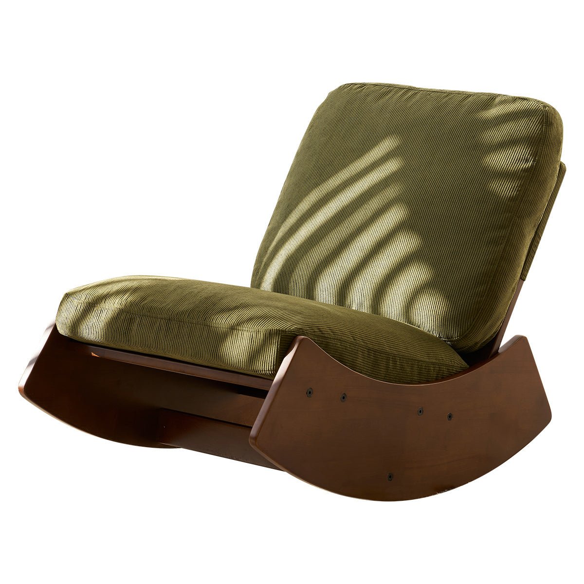 Comfortable Glider Rocking Chair, High - Quality Upholstery Glider Chair, Solid Wood Frame, Perfect for Multiple Settings Accent Reading Chair for Bedroom,Living Room,Nursery - 1st Choice Furniture Direct