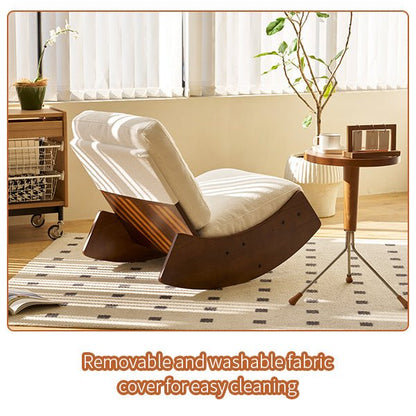 Comfortable Glider Rocking Chair, High - Quality Upholstery Glider Chair, Solid Wood Frame, Perfect for Multiple Settings Accent Reading Chair for Bedroom,Living Room,Nursery - 1st Choice Furniture Direct