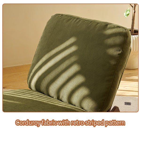 Comfortable Glider Rocking Chair, High - Quality Upholstery Glider Chair, Solid Wood Frame, Perfect for Multiple Settings Accent Reading Chair for Bedroom,Living Room,Nursery - 1st Choice Furniture Direct
