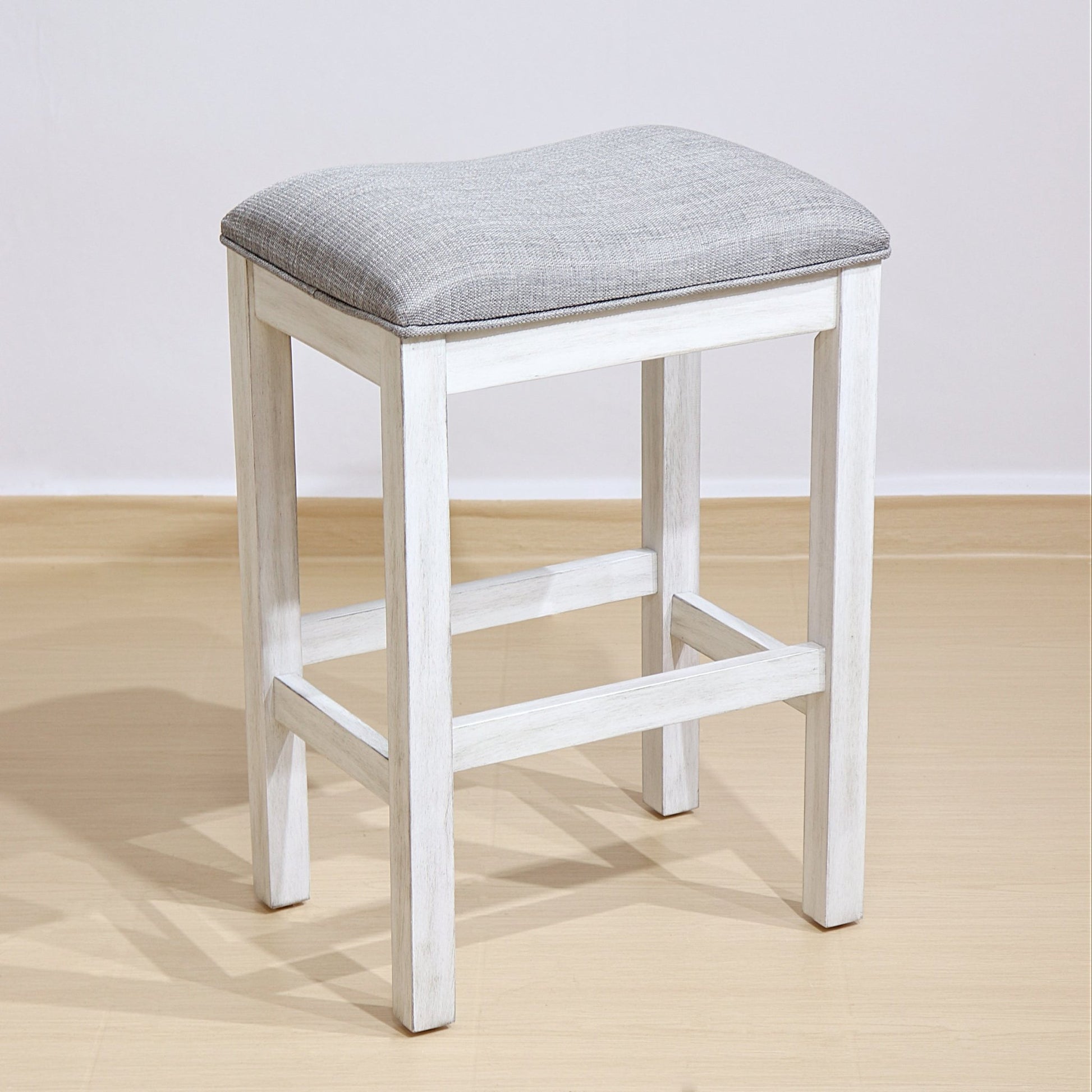Compact Dining Table Set with Storage – Rustic Space Saving Kitchen Table with 2 Stools - 1st Choice Furniture Direct