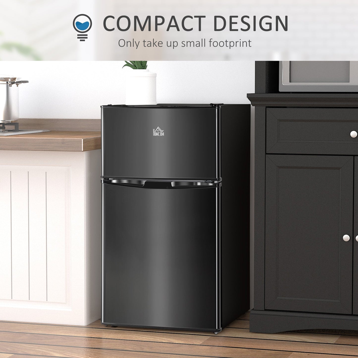 Compact Mini Fridge with Freezer | Energy Efficient Apartment Refrigerator - 1st Choice Furniture Direct