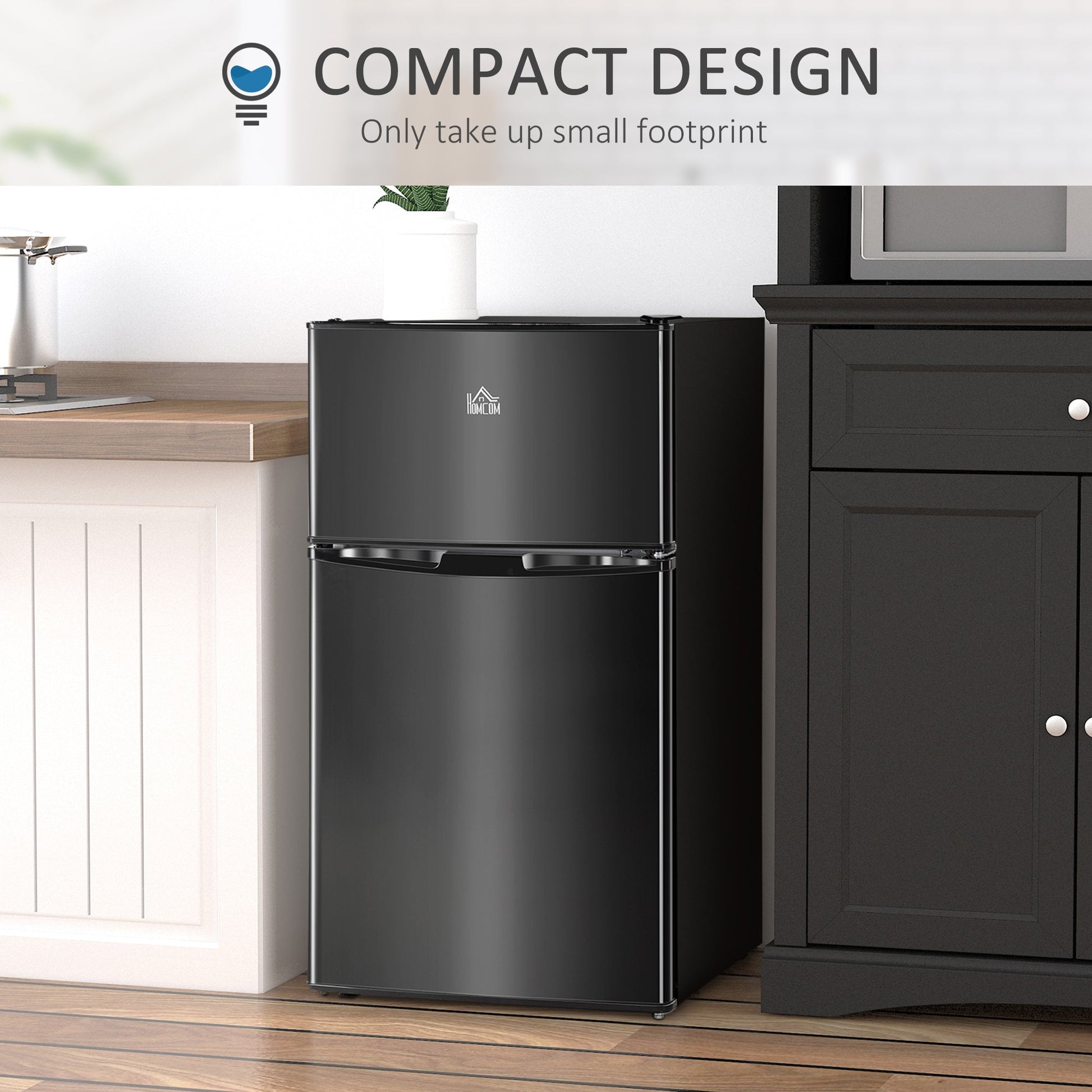 Compact Mini Fridge with Freezer | Energy Efficient Apartment Refrigerator - 1st Choice Furniture Direct