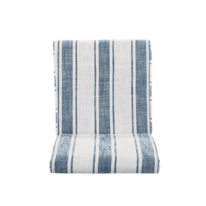 Contemporary Blue Upholstered Dining Chair Set of 2 - 1st Choice Furniture Direct