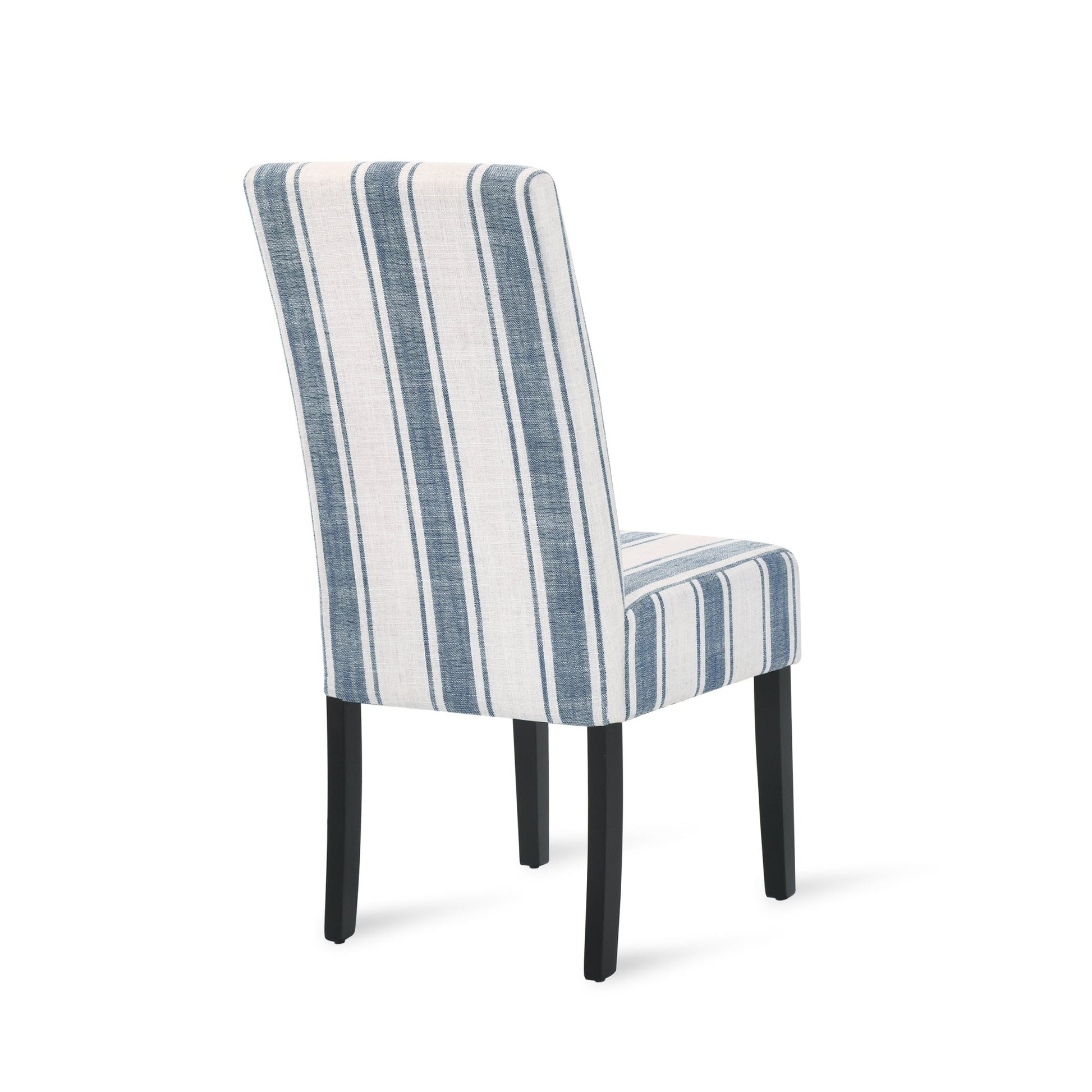 Contemporary Blue Upholstered Dining Chair Set of 2 - 1st Choice Furniture Direct