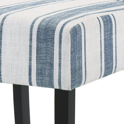 Contemporary Blue Upholstered Dining Chair Set of 2 - 1st Choice Furniture Direct