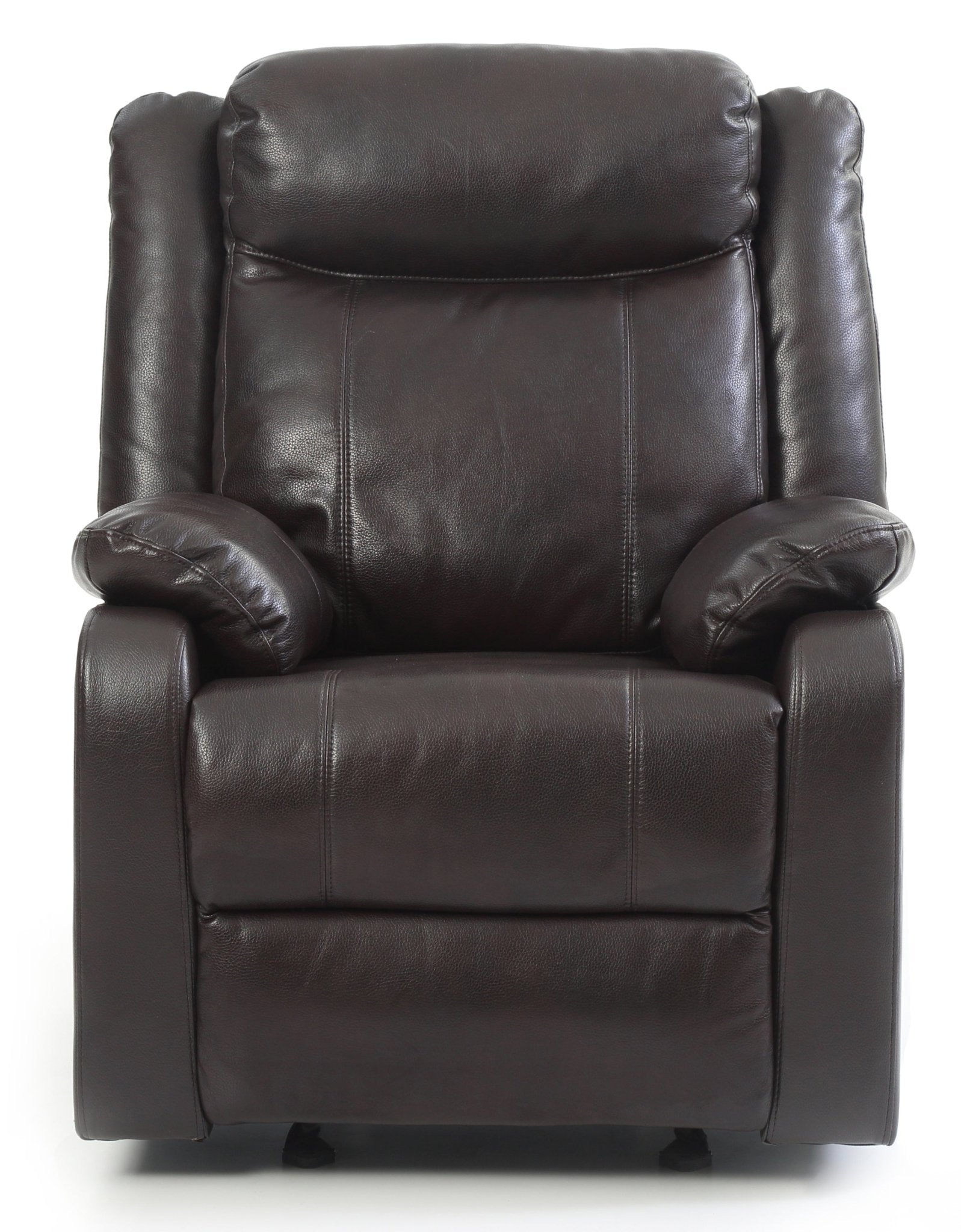 Contemporary Dark Brown Recliner Chair - 1st Choice Furniture Direct