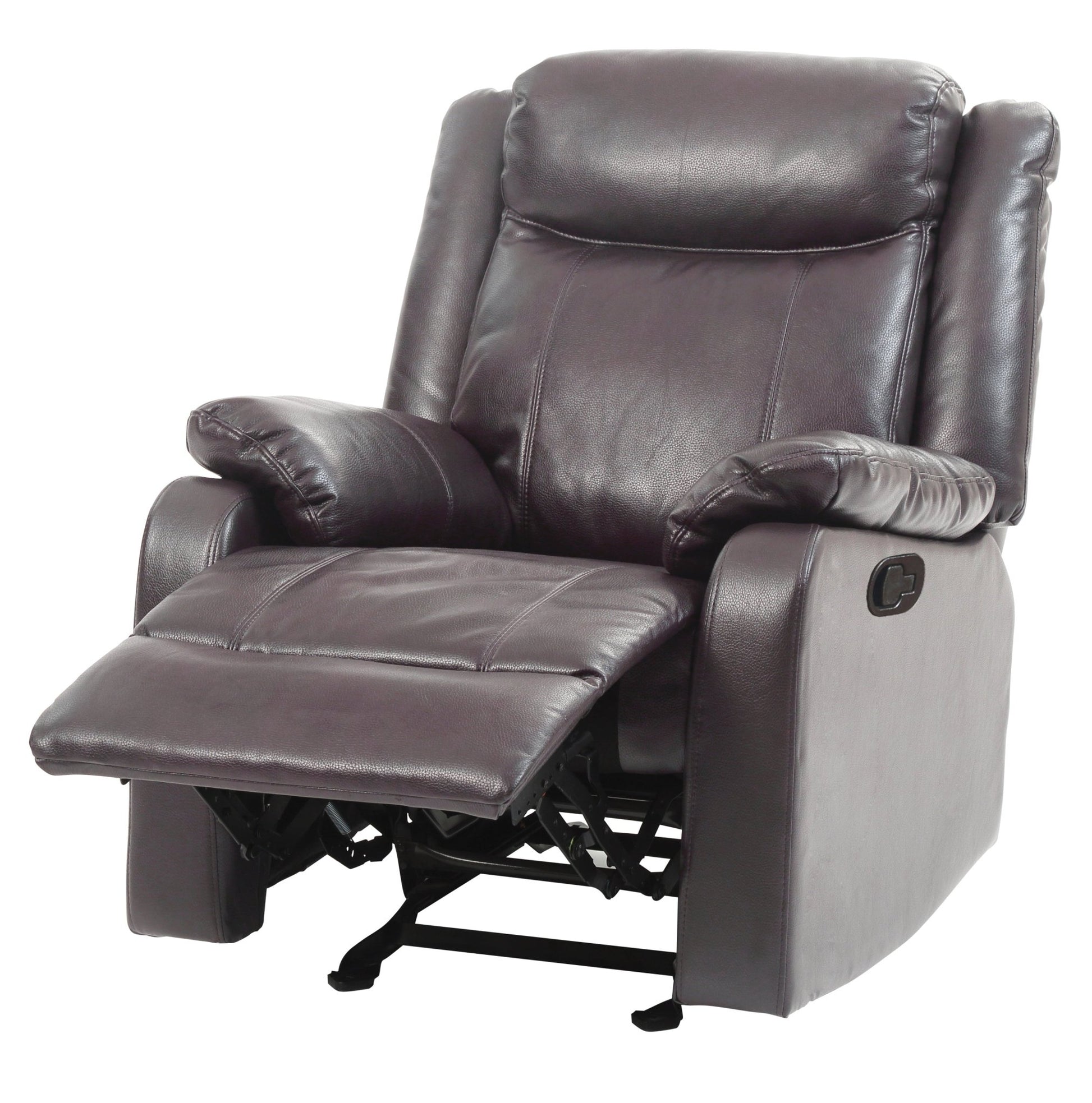 Contemporary Dark Brown Recliner Chair - 1st Choice Furniture Direct