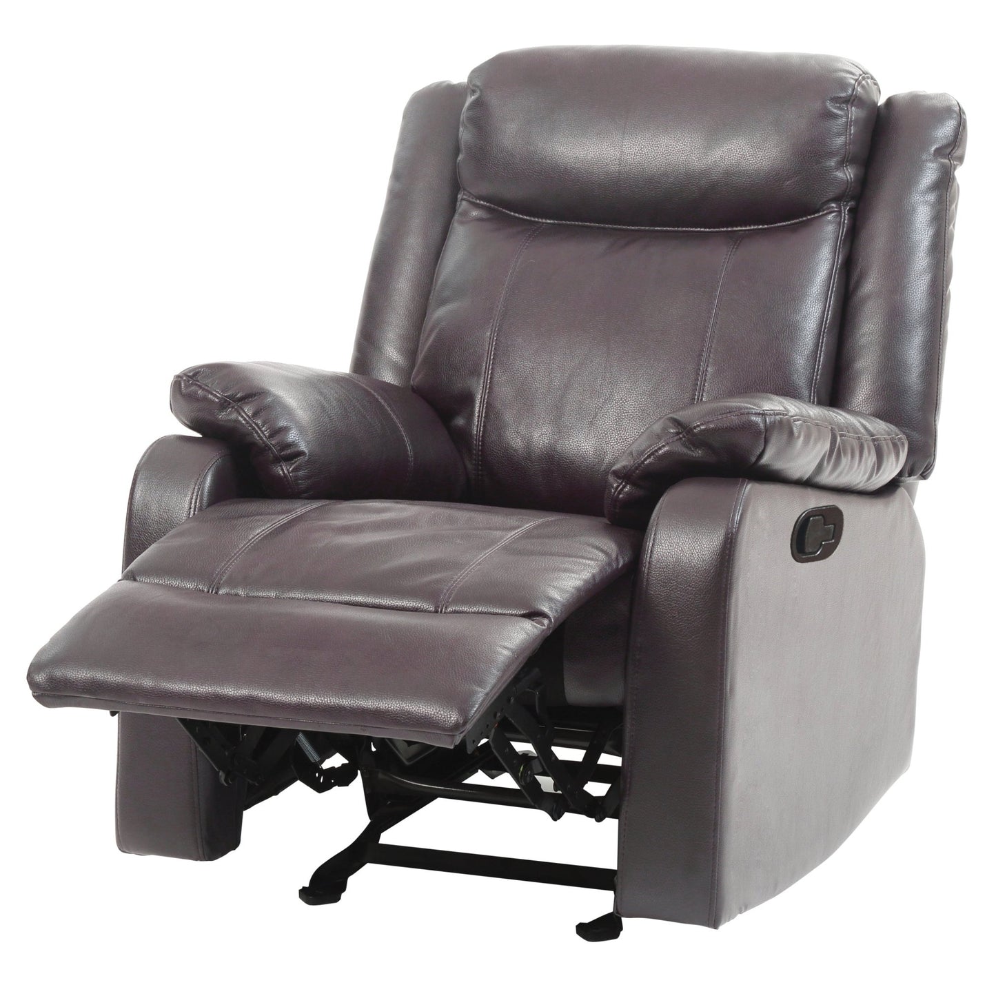 Contemporary Dark Brown Recliner Chair - 1st Choice Furniture Direct