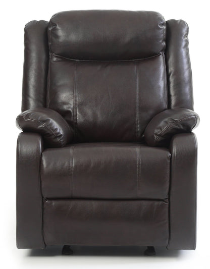 Contemporary Dark Brown Recliner Chair - 1st Choice Furniture Direct