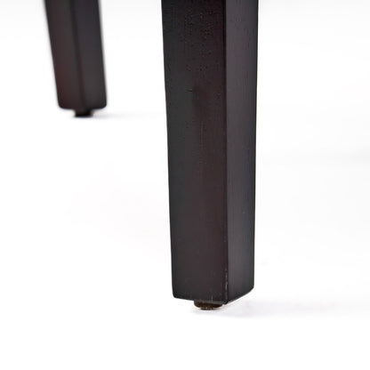 Contemporary Dining Chair Set with Rubberwood Legs in White and Blue Fabric - 1st Choice Furniture Direct