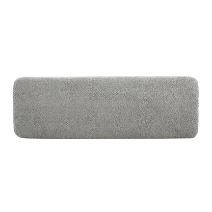 Contemporary Grey Ottoman with Foam Cushion and Durable Upholstery - 1st Choice Furniture Direct