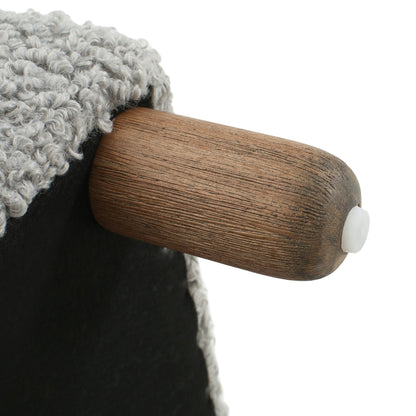 Contemporary Grey Ottoman with Foam Cushion and Durable Upholstery - 1st Choice Furniture Direct